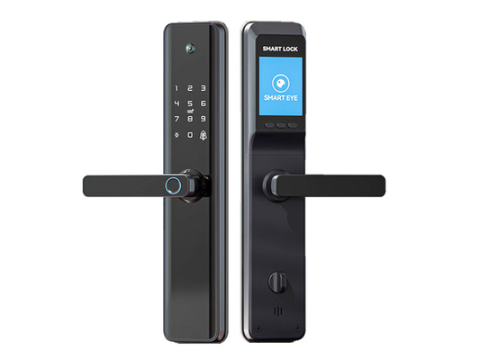 WiFi Electronic Biometric Fingerprint Door Lock Aluminium Alloy With Camera / Tuya App